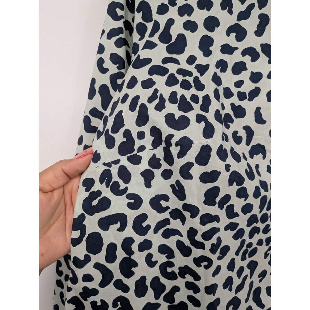 Talbots Leopard Print Button Front Top Office Pre… - image 6